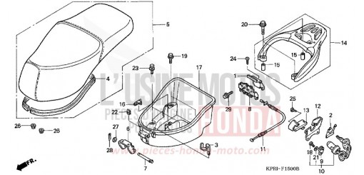 SEAT/LUGGAGE BOX SH1503 de 2003